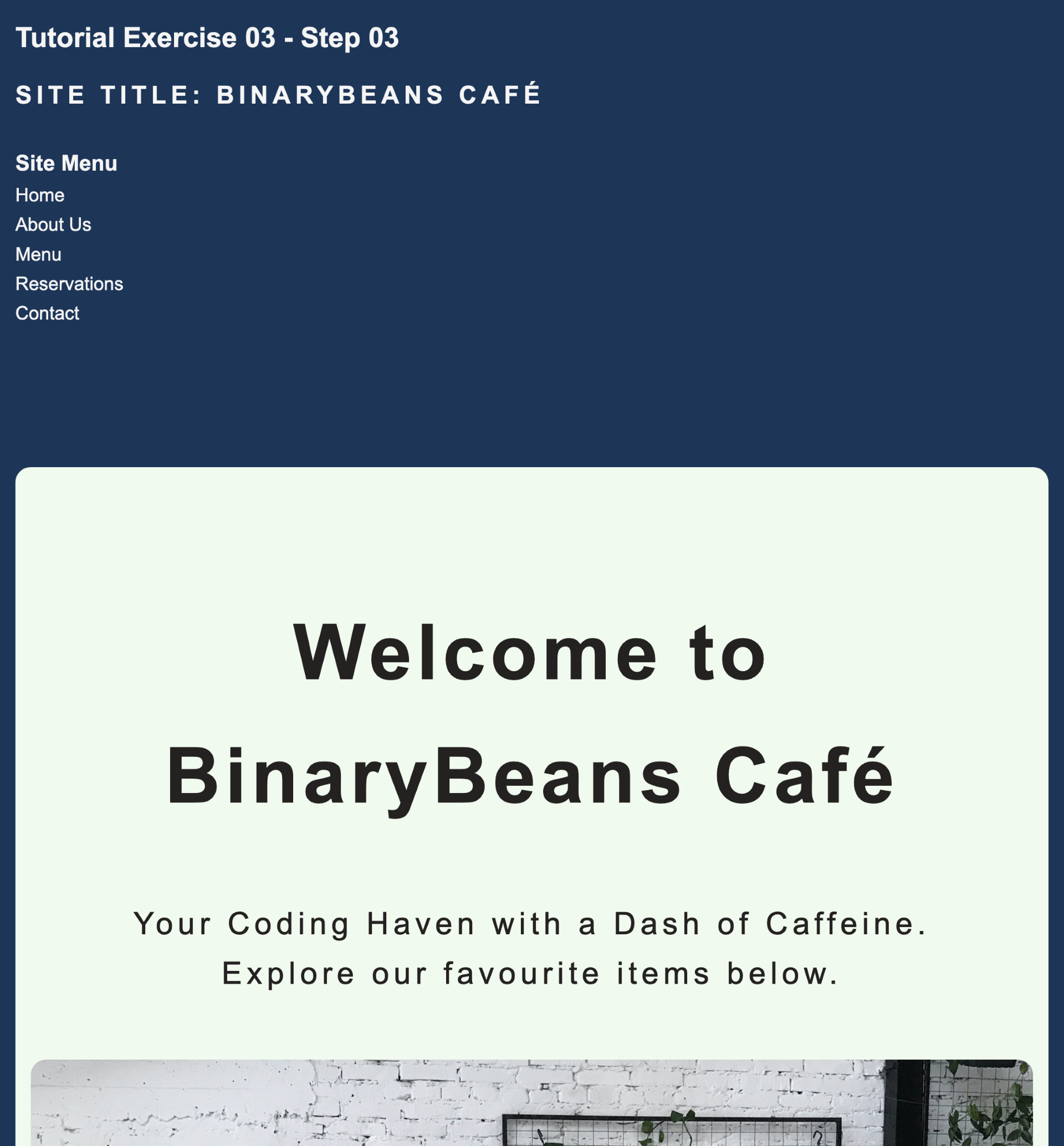 BinaryBeans Cafe